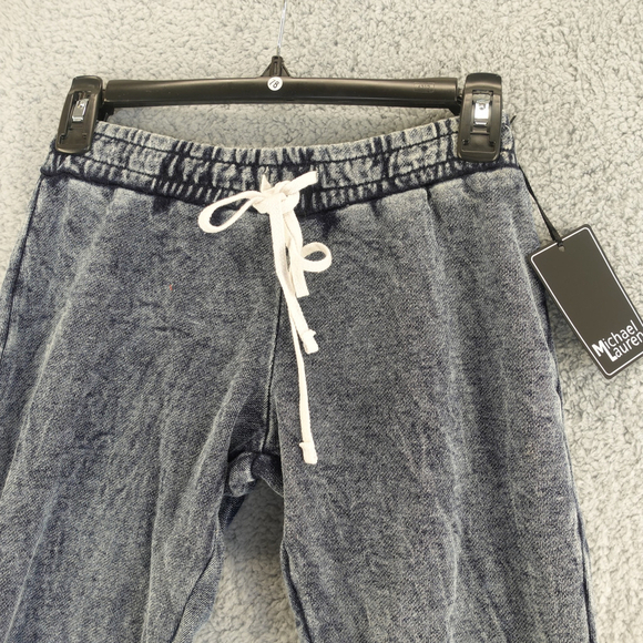 Michael Lauren Gray Jonas Jogger Pants cotton with knee slits Size XS NWT - Picture 3 of 8